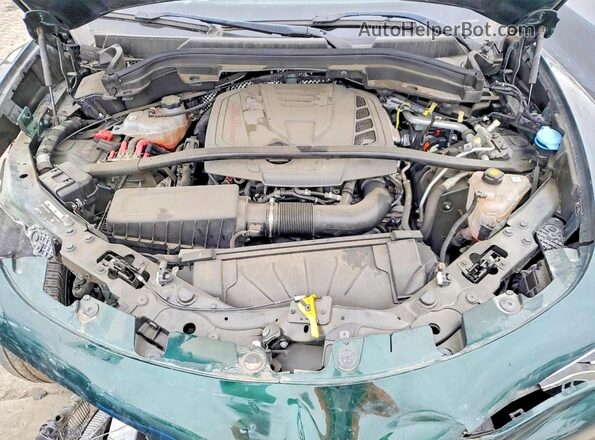 ZASPAKBN1M7D03986 2021 ALFA ROMEO STELVIO Green Вид задньої частини салону