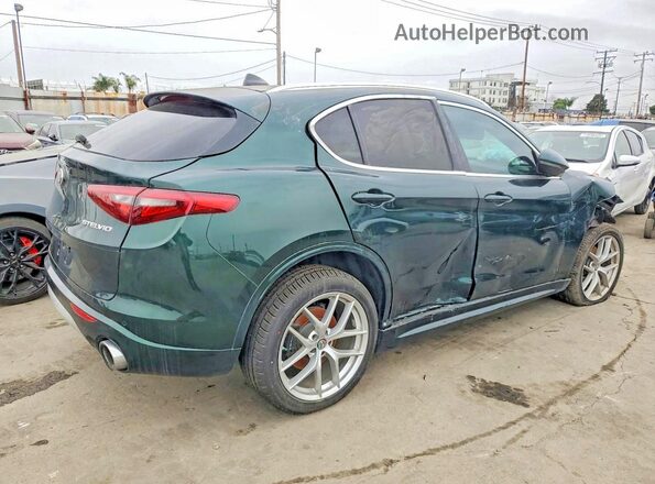 ZASPAKBN1M7D03986 2021 ALFA ROMEO STELVIO Green Задня права чверть
