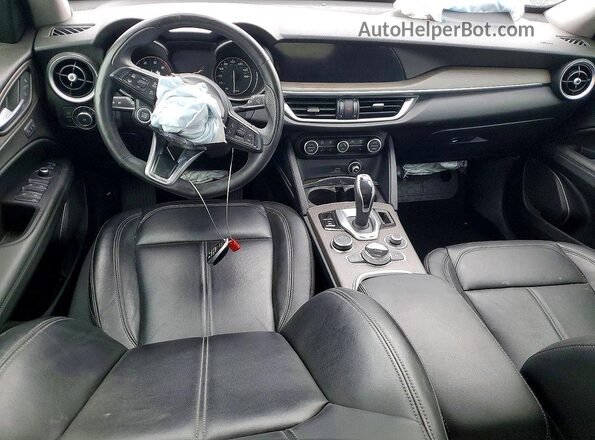 ZASPAKBN1M7D03986 2021 ALFA ROMEO STELVIO Green Вид панелі приладів