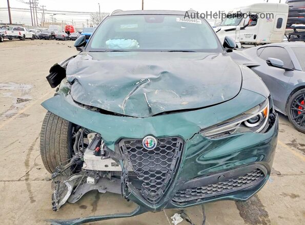 ZASPAKBN1M7D03986 2021 ALFA ROMEO STELVIO Green Вид спереду