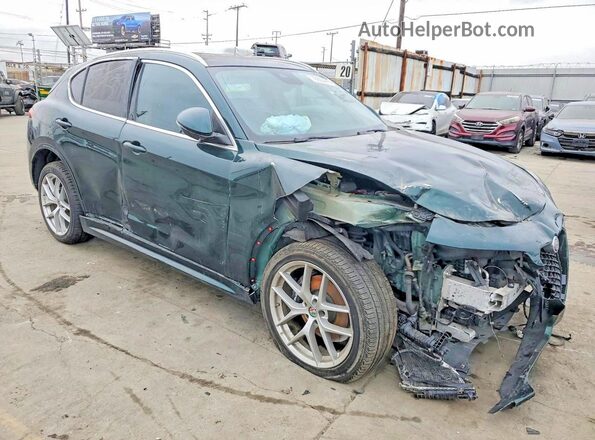 ZASPAKBN1M7D03986 2021 ALFA ROMEO STELVIO Green Передня права чверть