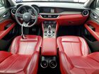 2021 Alfa Romeo Stelvio Ti White vin: ZASPAKBN1M7D20559