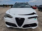 2021 Alfa Romeo Stelvio Ti White vin: ZASPAKBN1M7D20559