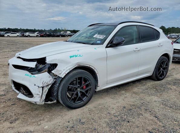ZASPAKBN1M7D20559 2021 ALFA ROMEO STELVIO White Front left