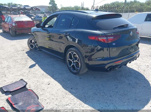 ZASPAKBN1N7D28615 2022 ALFA ROMEO STELVIO Черный Задняя левая четверть