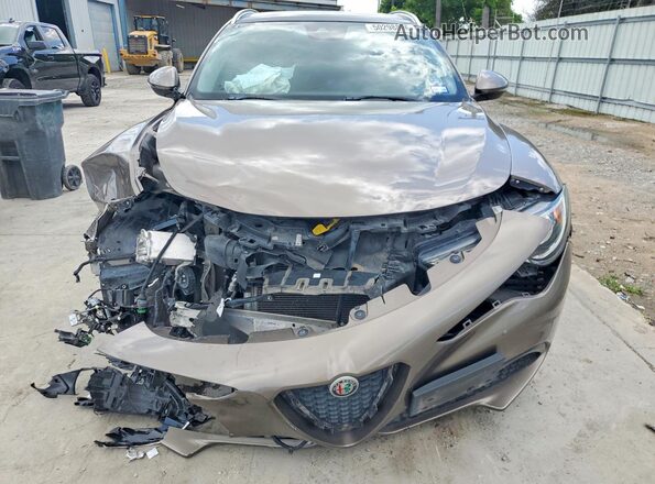 ZASPAKBN2K7C31225 2019 ALFA ROMEO STELVIO Tan Front view