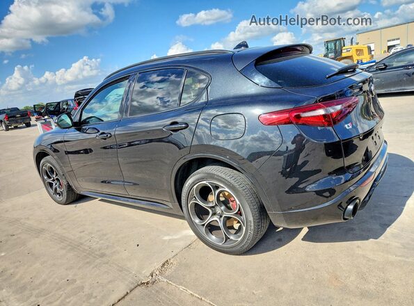 ZASPAKBN2N7D24704 2022 ALFA ROMEO STELVIO Black Задня ліва чверть