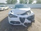 2019 Alfa Romeo Stelvio Ti White vin: ZASPAKBN3K7C51953