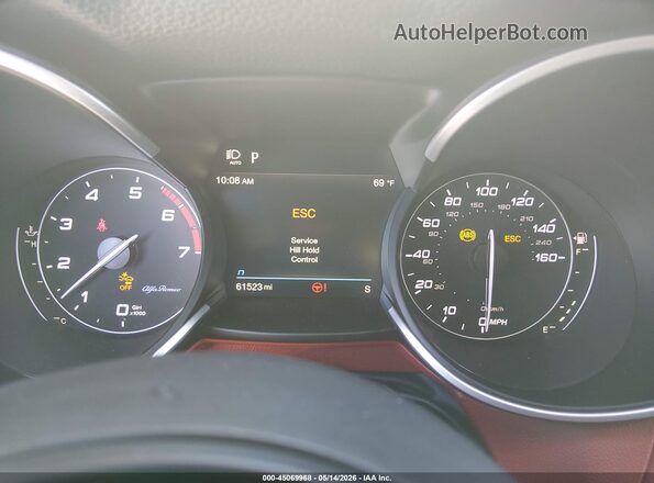 ZASPAKBN3M7D02127 2021 ALFA ROMEO STELVIO White Հետևի նստատեղերի տեսք