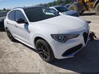 2021 Alfa Romeo Stelvio Ti Awd White vin: ZASPAKBN3M7D02127