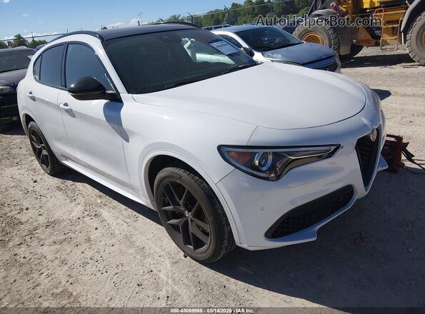 ZASPAKBN3M7D02127 2021 ALFA ROMEO STELVIO White Առջևի աջ
