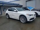 2019 Alfa Romeo Stelvio Ti White vin: ZASPAKBN5K7C34507