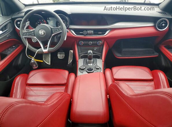 ZASPAKBN5K7C34507 2019 ALFA ROMEO STELVIO White Առջևի վահանակի տեսք