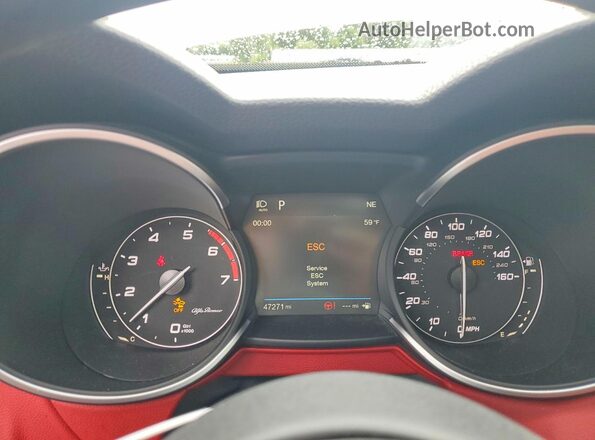 ZASPAKBN5K7C34507 2019 ALFA ROMEO STELVIO White Սարքավորումների վահանակի տեսք