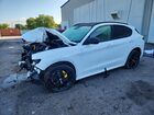 2021 Alfa Romeo Stelvio Ti White vin: ZASPAKBN6M7D20685