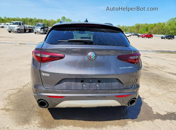 ZASPAKBN7P7D59189 2023 ALFA ROMEO STELVIO Gray Rear view