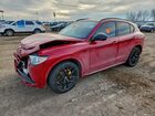 2021 Alfa Romeo Stelvio Ti Red vin: ZASPAKBNXM7D13528