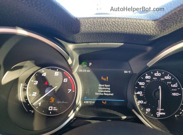 ZASPAKBNXN7D47809 2022 ALFA ROMEO STELVIO White Vista del cuadro de instrumentos