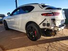 2022 Alfa Romeo Stelvio Ti White vin: ZASPAKBNXN7D47809