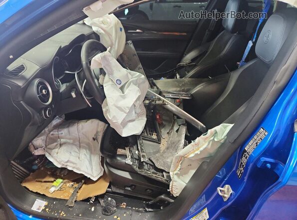 ZASPAKEV7K7C32026 2019 ALFA ROMEO STELVIO Blue Vista interior delantera