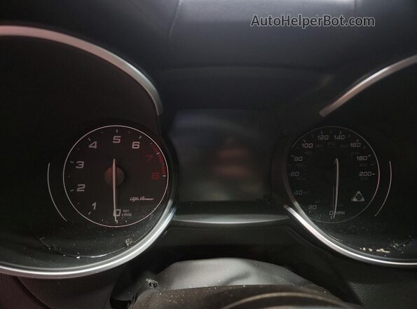 ZASPAKEV7K7C32026 2019 ALFA ROMEO STELVIO Blue Vista del cuadro de instrumentos