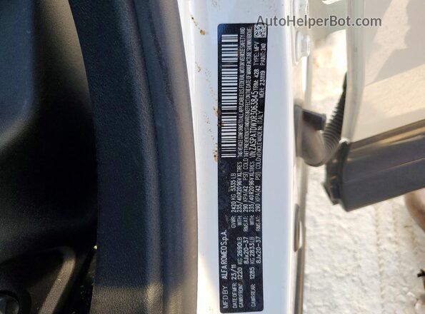 ZASPATDWXR3063845 2024 ALFA ROMEO OTHER White Widok wnętrza 360 stopni