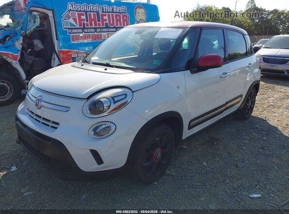ZFBCFADH6GZ037192 2016 FIAT 500L Белый Передняя левая четверть