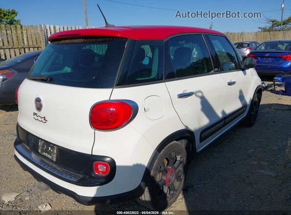 ZFBCFADH6GZ037192 2016 FIAT 500L Белый Задняя правая четверть