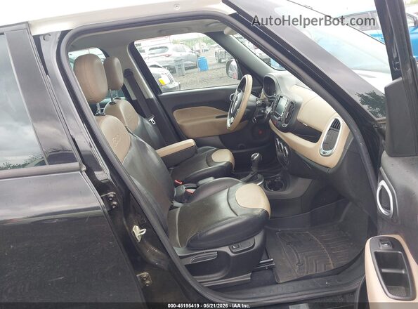 ZFBCFADH7GZ037539 2016 FIAT 500L Black Front interior view