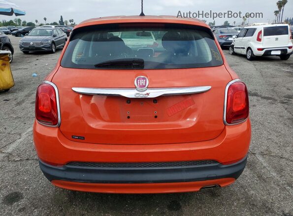 ZFBCFXAHXHP551633 2017 FIAT 500X Оранжевый Вид сзади