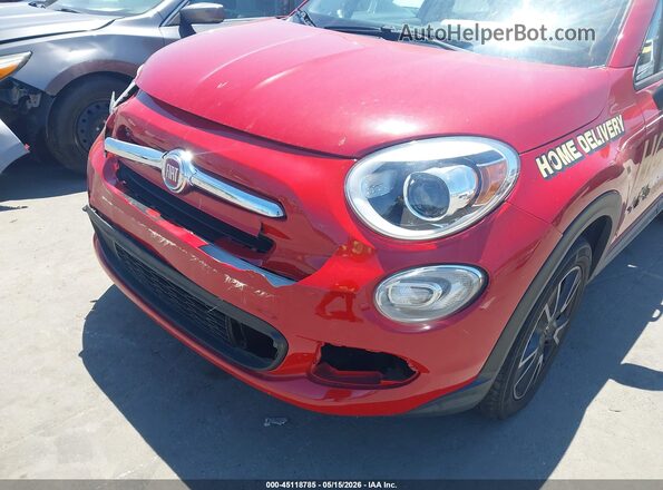 ZFBCFXBT0GP347862 2016 FIAT 500X Red Vista del cuadro de instrumentos