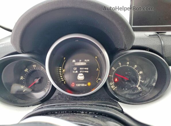 ZFBCFXBT3GP371332 2016 FIAT 500X White Instrument cluster view