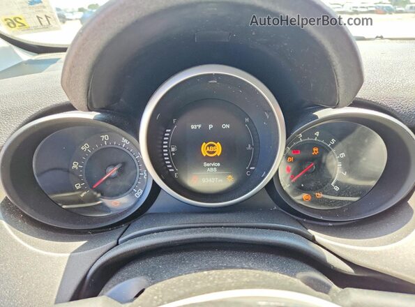 ZFBCFXCB3HP629792 2017 FIAT 500X Brown Widok zestawu wskaźników
