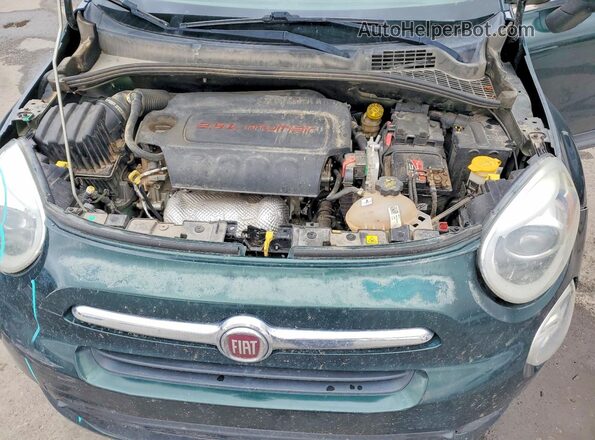 ZFBCFXDTXGP342374 2016 FIAT 500X Green Widok wnętrza z tyłu