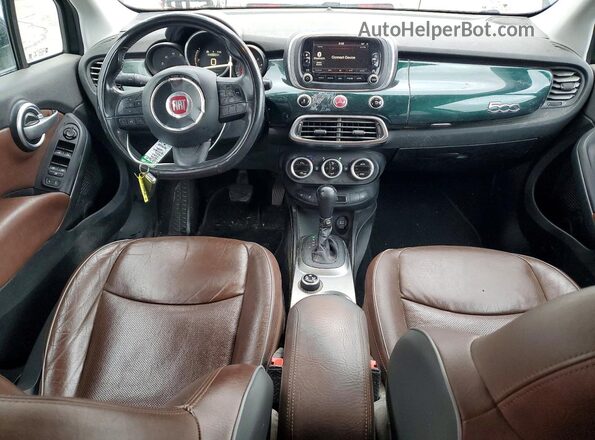 ZFBCFXDTXGP342374 2016 FIAT 500X Green Widok deski rozdzielczej