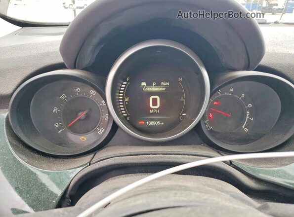 ZFBCFXDTXGP342374 2016 FIAT 500X Green Widok zestawu wskaźników