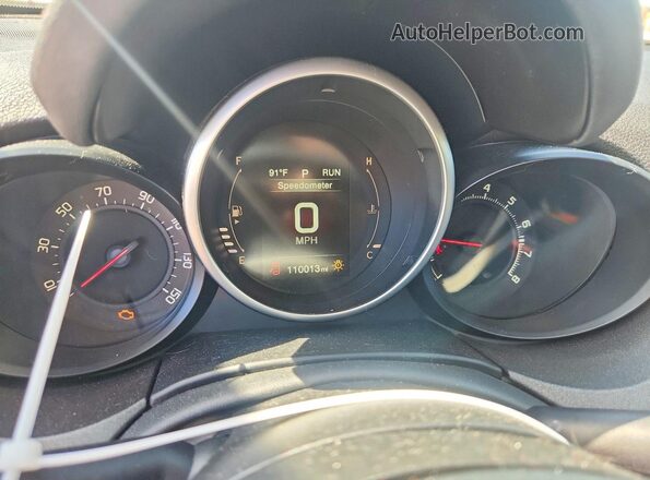 ZFBCFXET0GP327770 2016 FIAT 500X Белый Вид щитка приборов