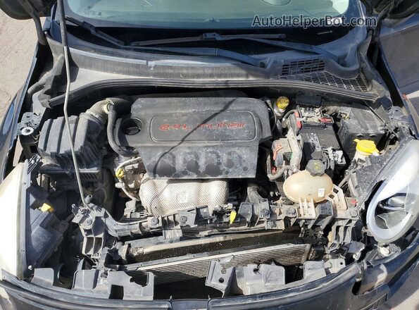 ZFBCFXET9GP445994 2016 FIAT 500X Черный Вид задней части салона