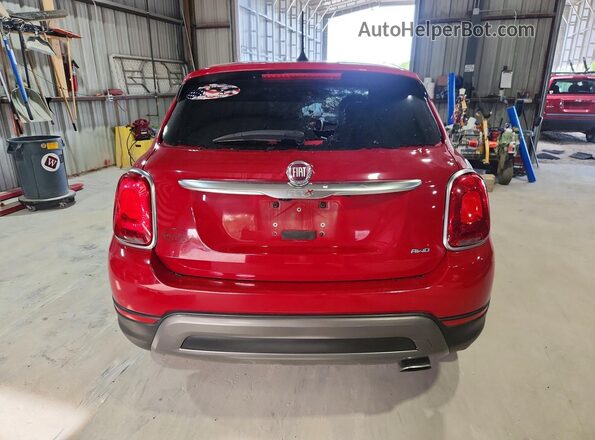 ZFBCFYCB1JP712147 2018 FIAT 500X Red Widok z tyłu