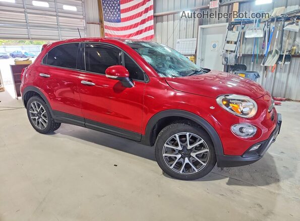 ZFBCFYCB1JP712147 2018 FIAT 500X Red Przód prawy