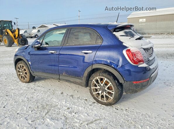 ZFBCFYCB8HP556179 2017 FIAT 500X Синий Задняя левая четверть