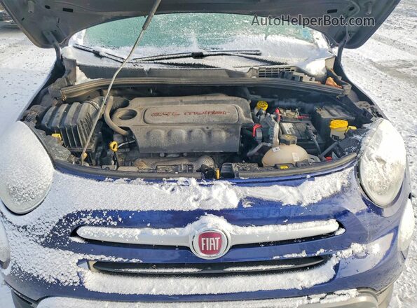 ZFBCFYCB8HP556179 2017 FIAT 500X Синий Вид подкапотного пространства