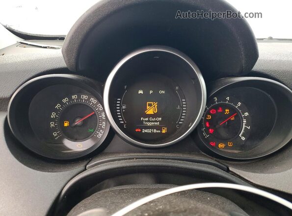 ZFBCFYCB8HP556179 2017 FIAT 500X Синий Вид щитка приборов