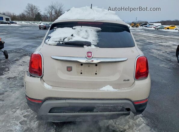 ZFBCFYCT1GP341363 2016 FIAT 500X Cream უკანა ხედი