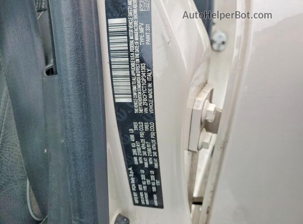 ZFBCFYCT1GP341363 2016 FIAT 500X Cream ძრავის განყოფილების ხედი