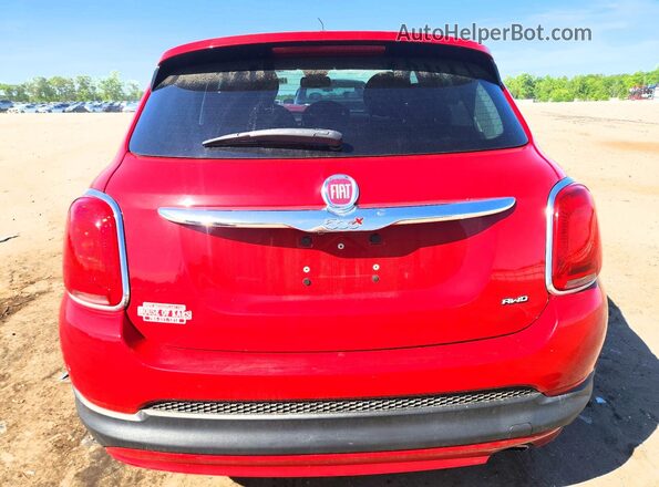 ZFBCFYDT0GP331664 2016 FIAT 500X Красный Вид сзади