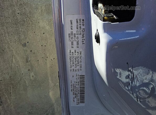 ZFBERFAT0G6C28830 2016 RAM PROMASTER Белый Вид подкапотного пространства