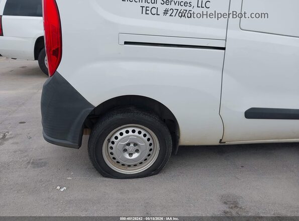 ZFBERFAT8G6C48775 2016 RAM PROMASTER CITY White Вид спереду