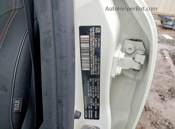 ZFBNFYC18LP846172 2020 FIAT 500X Белый Вид подкапотного пространства