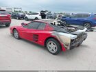 1986 Ferrari Testarossa   Red vin: ZFFSA17A4G0065813